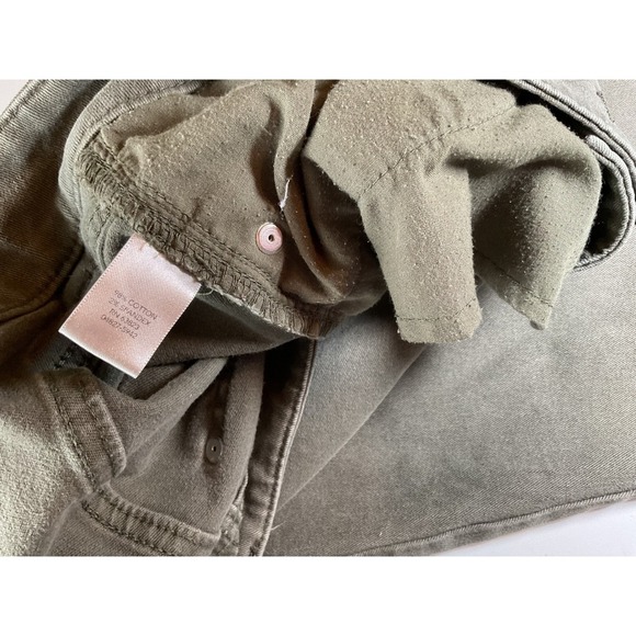 Olive‎ Green Pants Wide Leg Casual Everyday Trousers Size Unknown - Picture 5 of 9